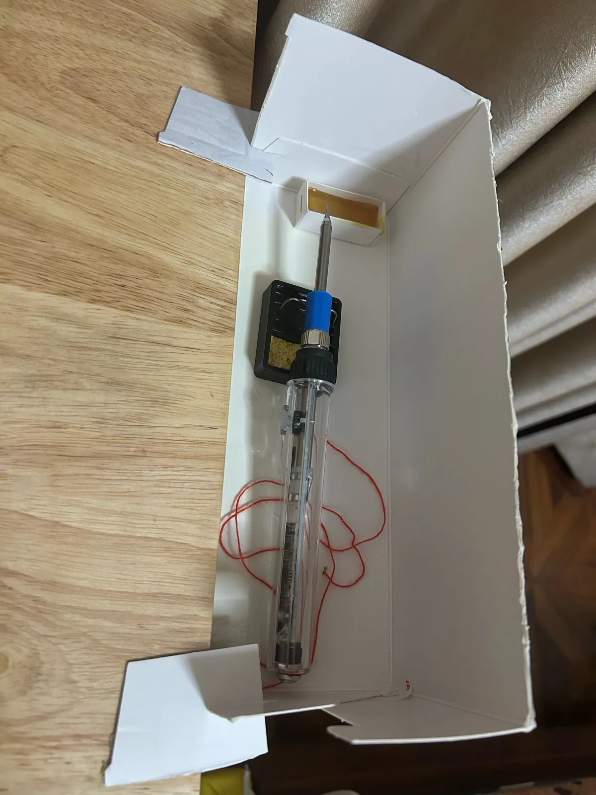 The soldering iron I used